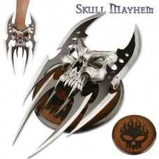 Skull Claw Mayhem Hand Blade Gauntlet 6 Blades Dagger Knife